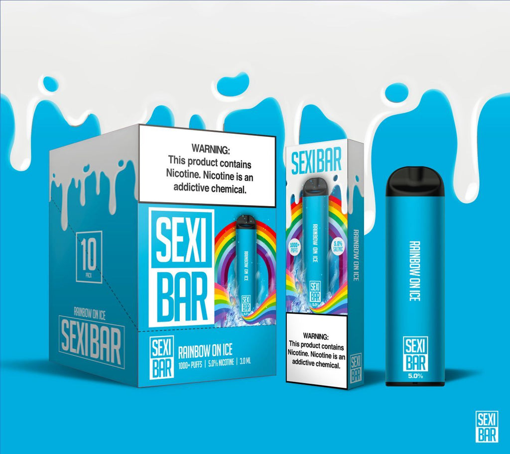 SEXIBAR - Rainbow On Ice - Disposable Vape Bar - 1000 Puffs