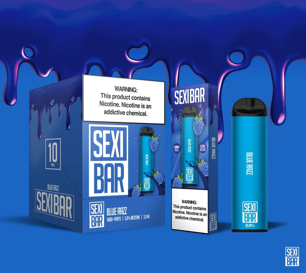 SEXIBAR - Blue Razz - Disposable Vape Bar - 1000 Puffs SEXIBAR - Blue Razz - Disposable Vape Bar - 1000 Puffs