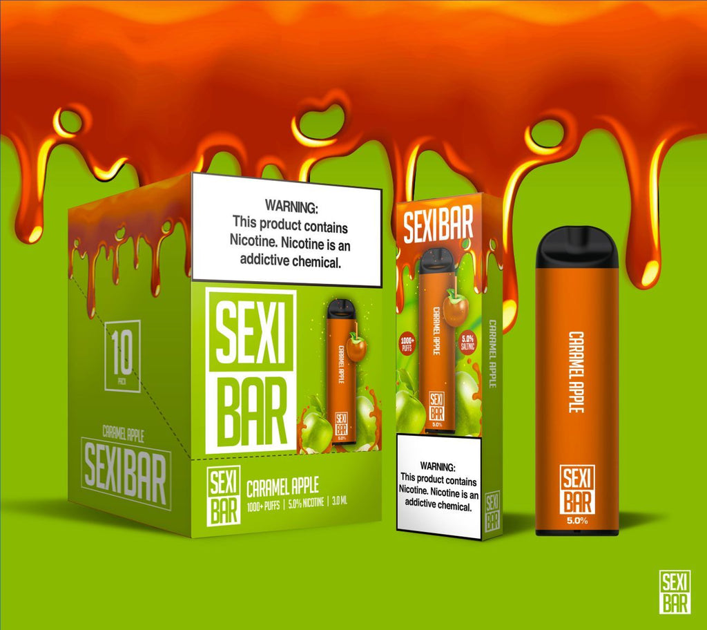 SEXIBAR - Caramel Apple - Disposable Vape Bar - 1000 Puffs SEXIBAR - Caramel Apple - Disposable Vape Bar - 1000 Puffs