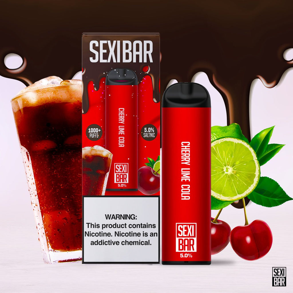 SEXIBAR - Cherry Lime Cola - Disposable Vape Bar - 1000 Puffs