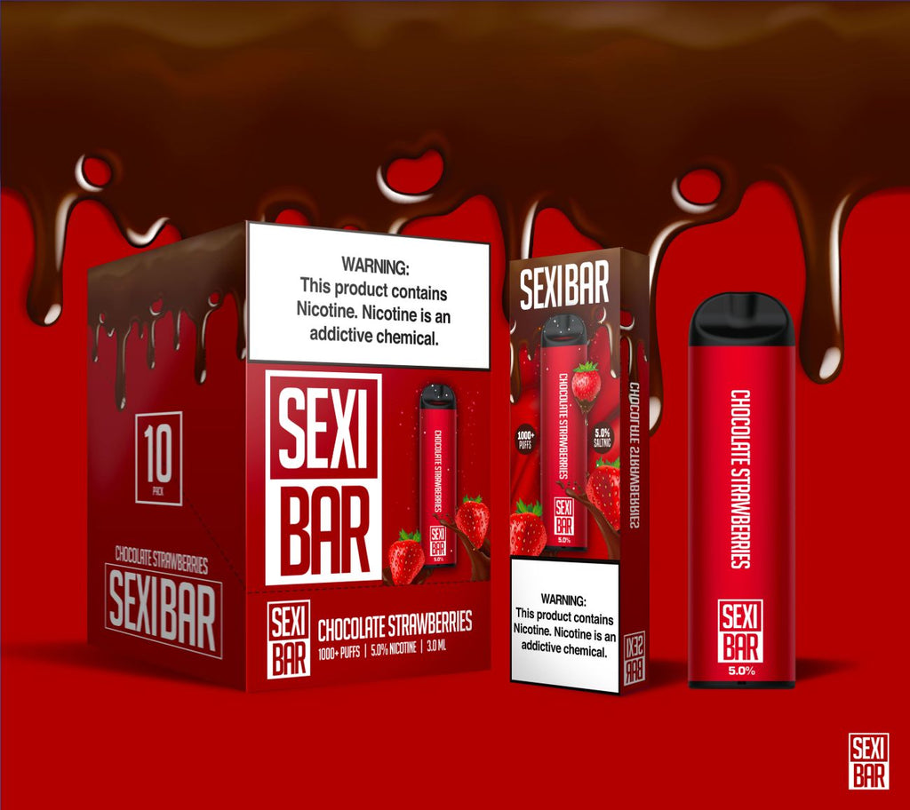 SEXIBAR - Strawberry Chocolate - Disposable Vape Pod - 1000 Puffs SEXIBAR - Strawberry Chocolate - Disposable Vape Pod - 1000 Puffs