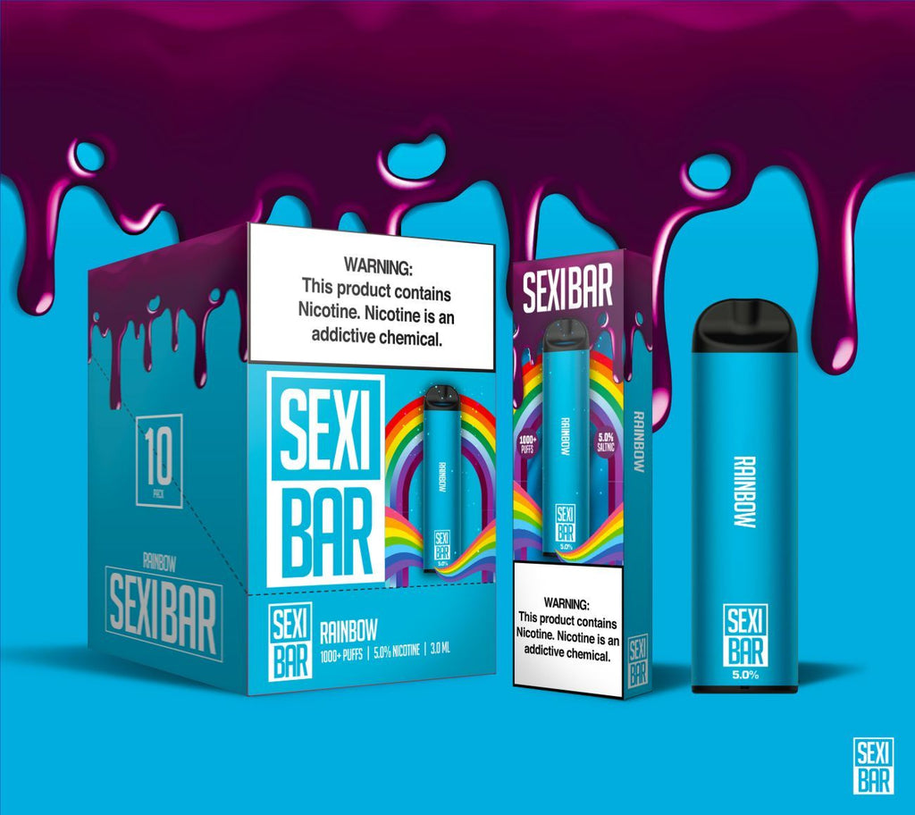 SEXIBAR - Rainbow - Disposable Vape Bar - 1000 Puffs