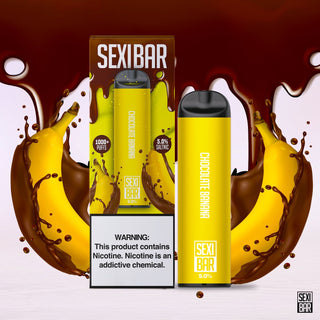 SEXIBAR - Chocolate Banana - Disposable Vape Bar - 1000 Puffs