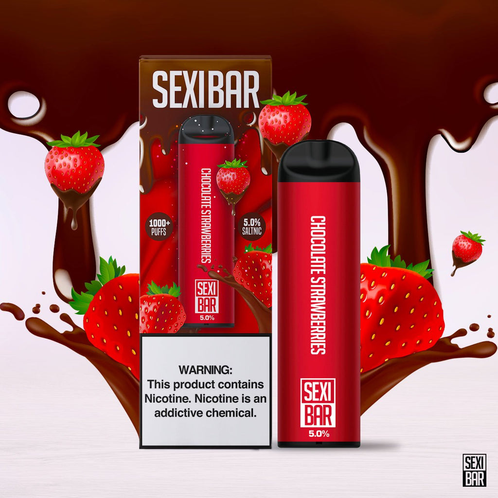 SEXIBAR - Strawberry Chocolate - Disposable Vape Pod - 1000 Puffs