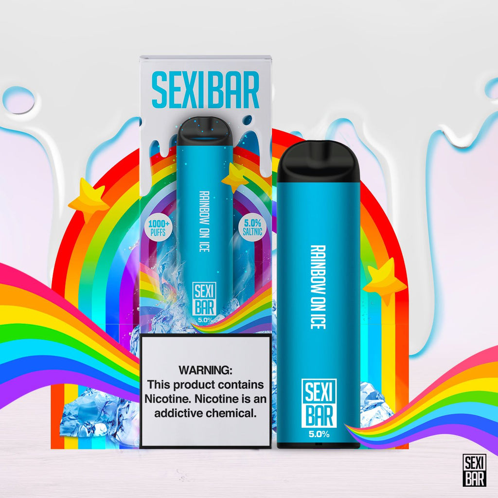 SEXIBAR - Rainbow On Ice - Disposable Vape Bar - 1000 Puffs