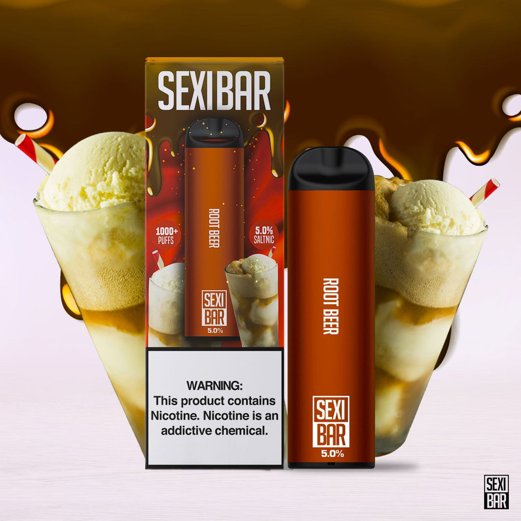 SEXIBAR - Root Beer - Disposable Vape Bar - 1000 Puffs SEXIBAR - Root Beer - Disposable Vape Bar - 1000 Puffs